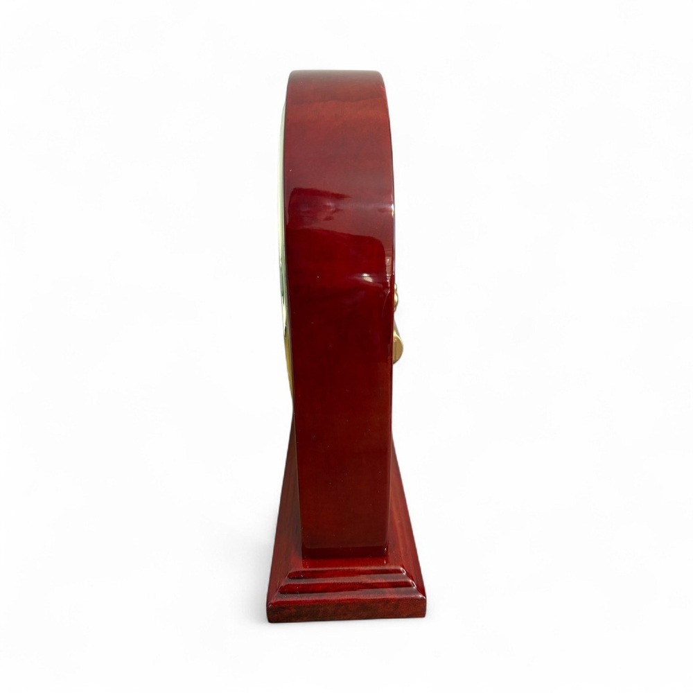 Plymouth Series Rosewood Desk Clock Roman Numerals Skeleton Movement - Picture 7 of 9